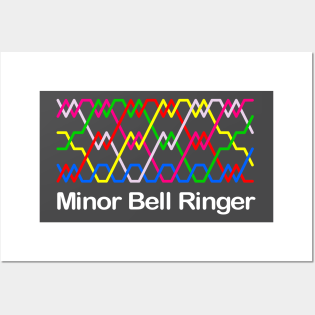 Bell Ringer Kent Treble Bob Minor (Dark Background) Wall Art by Grandsire